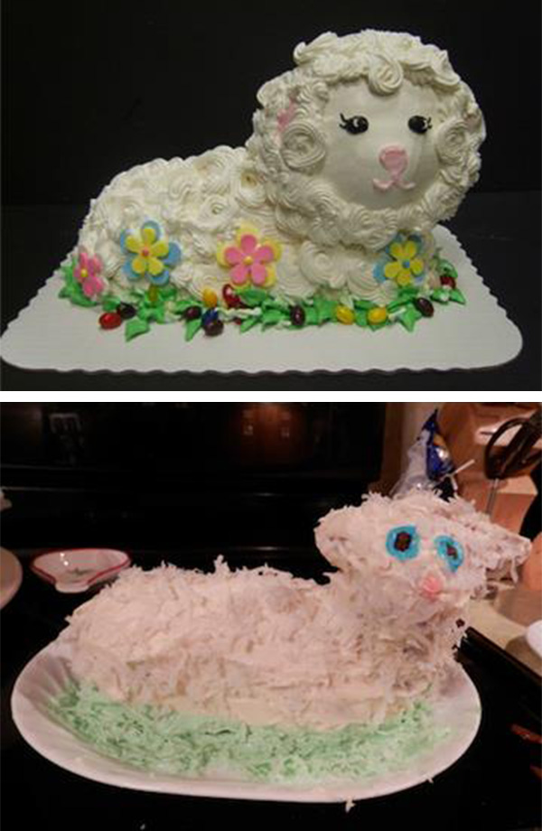 lamb cake fail