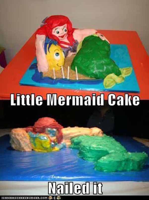 little mermaid cake