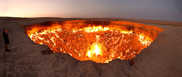 darvasa fire crater