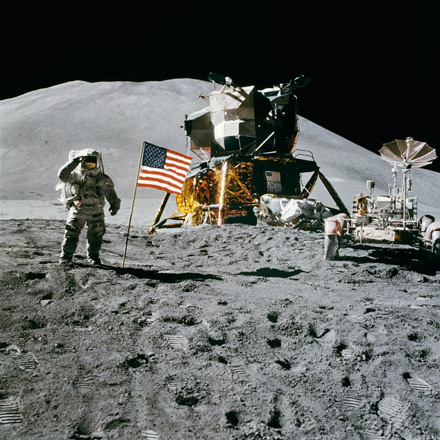 fake moon backdrop