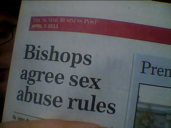 bishop agrees sex abuse rules