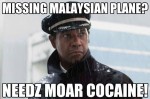 missing plane needs more cocain